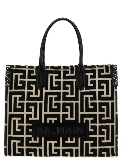 Balmain Black B-army 42 Tote Bag