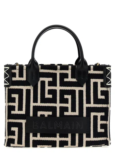 Balmain Black B-army Small Tote Bag