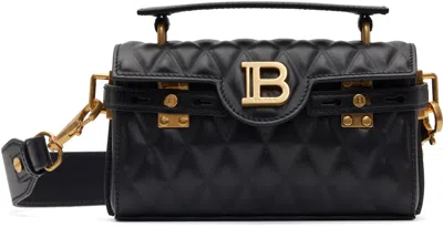 Balmain Black B-buzz 19-grid Padded Bag