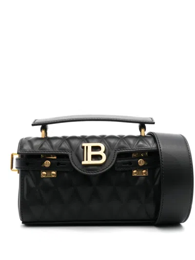 BALMAIN BLACK B-BUZZ 19 MINI BAG