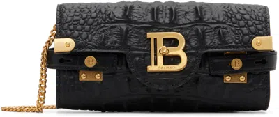 Balmain Black B-buzz 23 Calfskin Bag