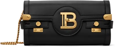 Balmain Black B-buzz Pouch 23 Bag In 0pa Noir