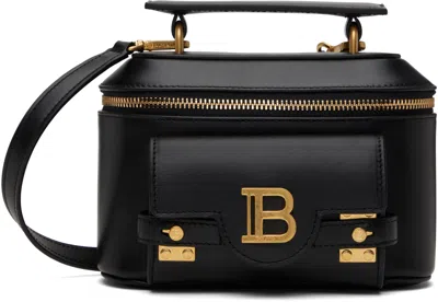 Balmain Black B-buzz Vanity Bag In 0pa Noir