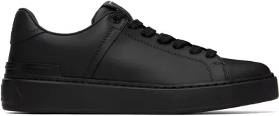 Balmain B Court Sneakers Flat Sole Round Toe In Multi