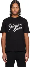 Balmain Men's Cotton Lipstick Logo T-shirt In Black
