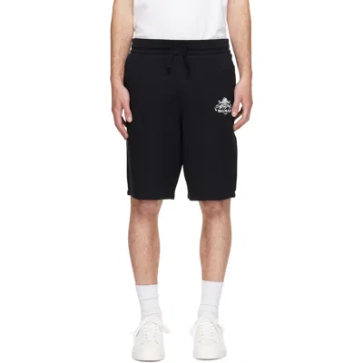 Balmain Black '' Vine Print Sweat Shorts