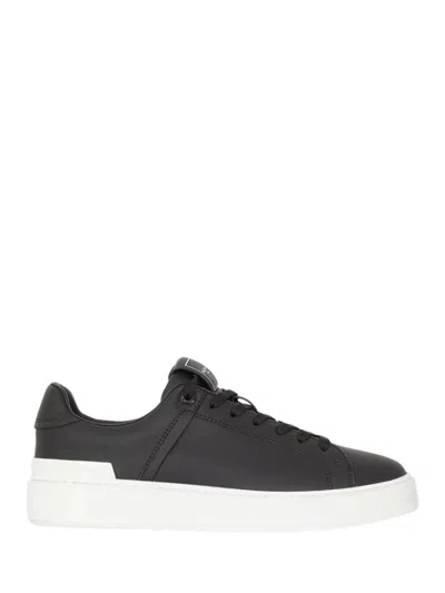 BALMAIN MEN BLACK B-COURT SNEAKER, 7 LUXURY SNEAKERS FOR MEN DARVEYS