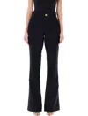 Balmain Women's Bootcut Pants In Black