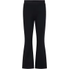 Balmain Black Casual Trousers For Girl With Logo In Black
