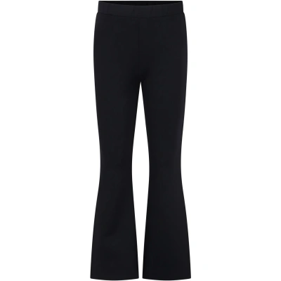 Balmain Kids' Black Casual Trousers For Girl With Logo