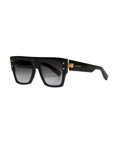 BALMAIN SQUARE-FRAME SUNGLASSES