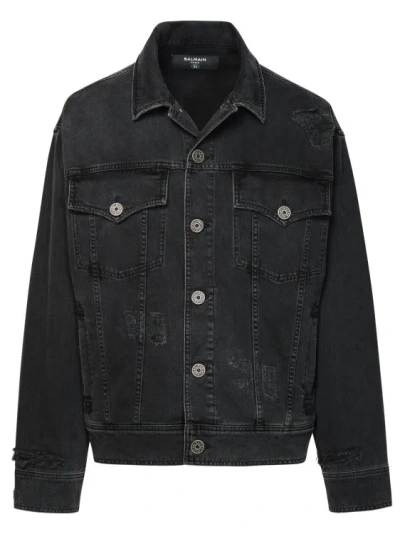 Balmain Black Cotton Jacket