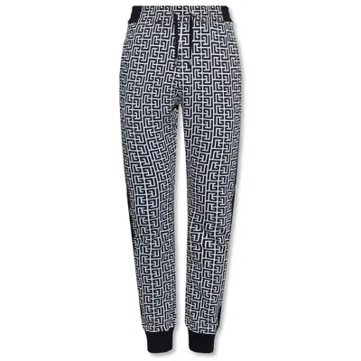 Balmain Black Cotton Jeans & Pant