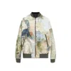 Balmain Reversible Bomber Jacket With Multicolored Sky Print
