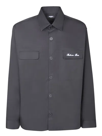 Balmain Black Cotton Overshirt