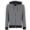 Balmain Black Cotton Sweater In Gray