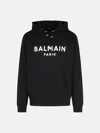 Balmain Black Cotton Sweatshirt
