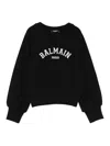 Balmain Logo-print Sweatshirt In Black