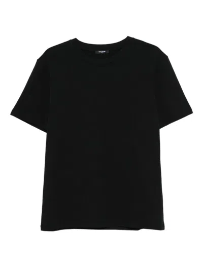 Balmain Black Cotton T-shirt