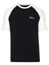 BALMAIN BALMAIN BLACK COTTON T-SHIRT