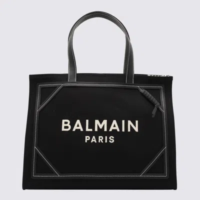 Balmain Black Cotton Tote