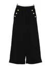 Balmain Button-detailed Trousers In Black