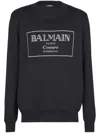 Balmain High Fashion Knit Sweater In Black