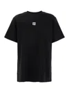 Balmain Black Crewneck T-shirt With Logo Print On The Front In Cotton Man In Black