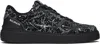Balmain B-court Skate Trainers In Galaxy Print Suede Leather