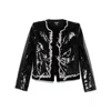 Balmain Black Jackets - Blazers Women In Black