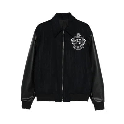 BALMAIN BALMAIN BLACK JACKETS - BOMBER JACKETS MEN