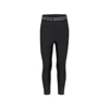 Balmain Black Leggings For Girl With Polka Dots In Black