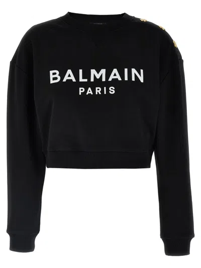 Balmain Black Logo Sweatshirt