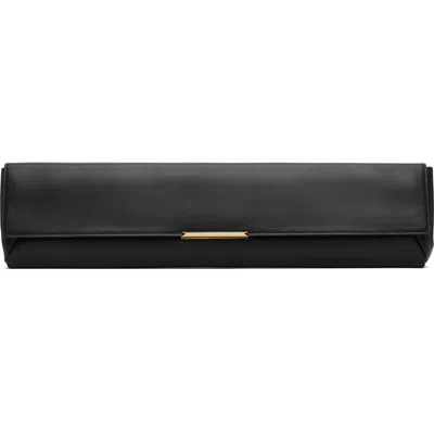 Balmain Black Long Clutch In 0pa Noir