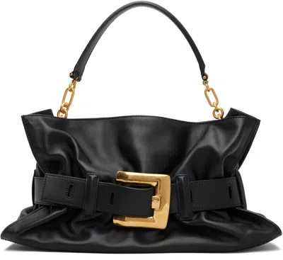 Balmain Black Medium Anthem Bag