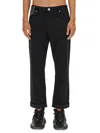 Balmain Black Mid Rise Jeans In Black