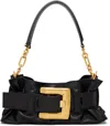 Balmain Black Mini Anthem Shoulder Bag In Black