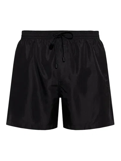 Balmain Black Nylon Swim Shorts
