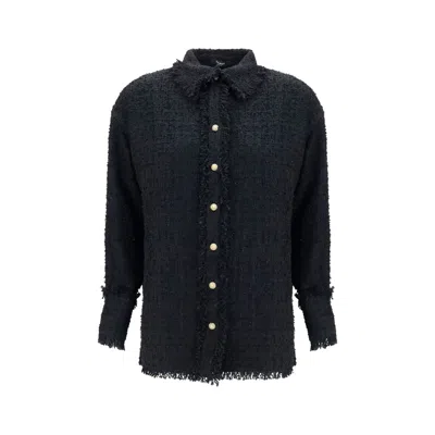 Balmain Black Polyamide Shirt
