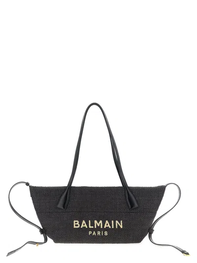 Balmain Black Polyamide Tote Women's Bag