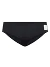 Balmain Black Polyester Blend Underwear In Black