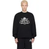 Balmain Vine Sweatshirt In Black