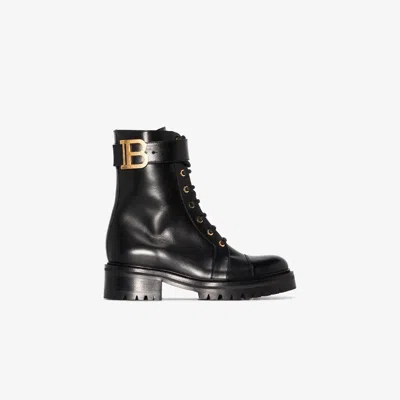 Balmain Black Ranger Romy Leather Boots