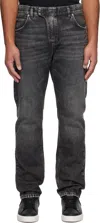 Balmain Black Regular-fit Denim Jeans In Black