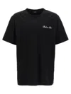 Balmain Black Cotton T-shirt In Black
