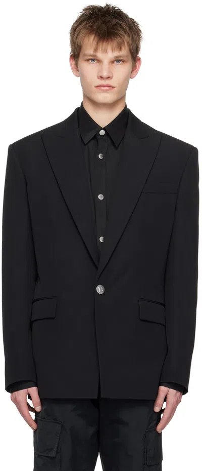 Balmain Blazer Jacket In 0pa Noir