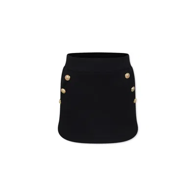 BALMAIN BLACK SKIRT FOR GIRL