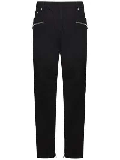 Balmain Black Slim-fit Biker Jeans