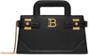 Balmain Black B-buzz Small Bag In 0pa Noir