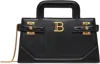 Balmain B-buzz Small Handbag In Black